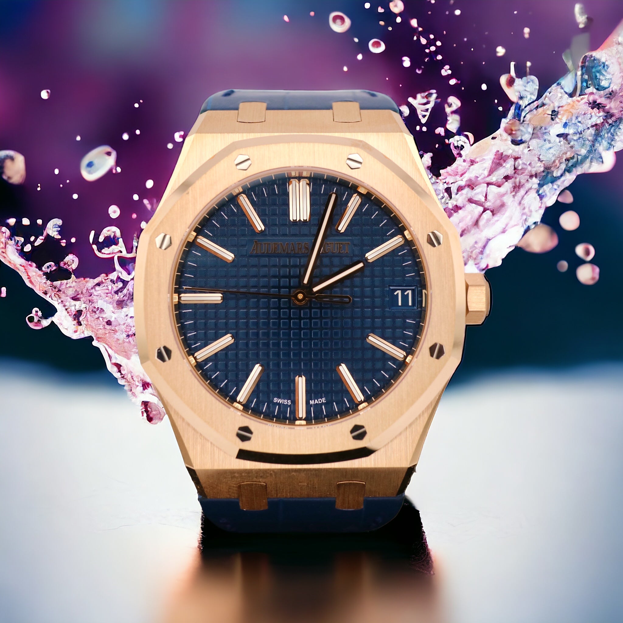 Audemars Piguet - Royal Oak - 18k rose gold - preowned - 15510OR