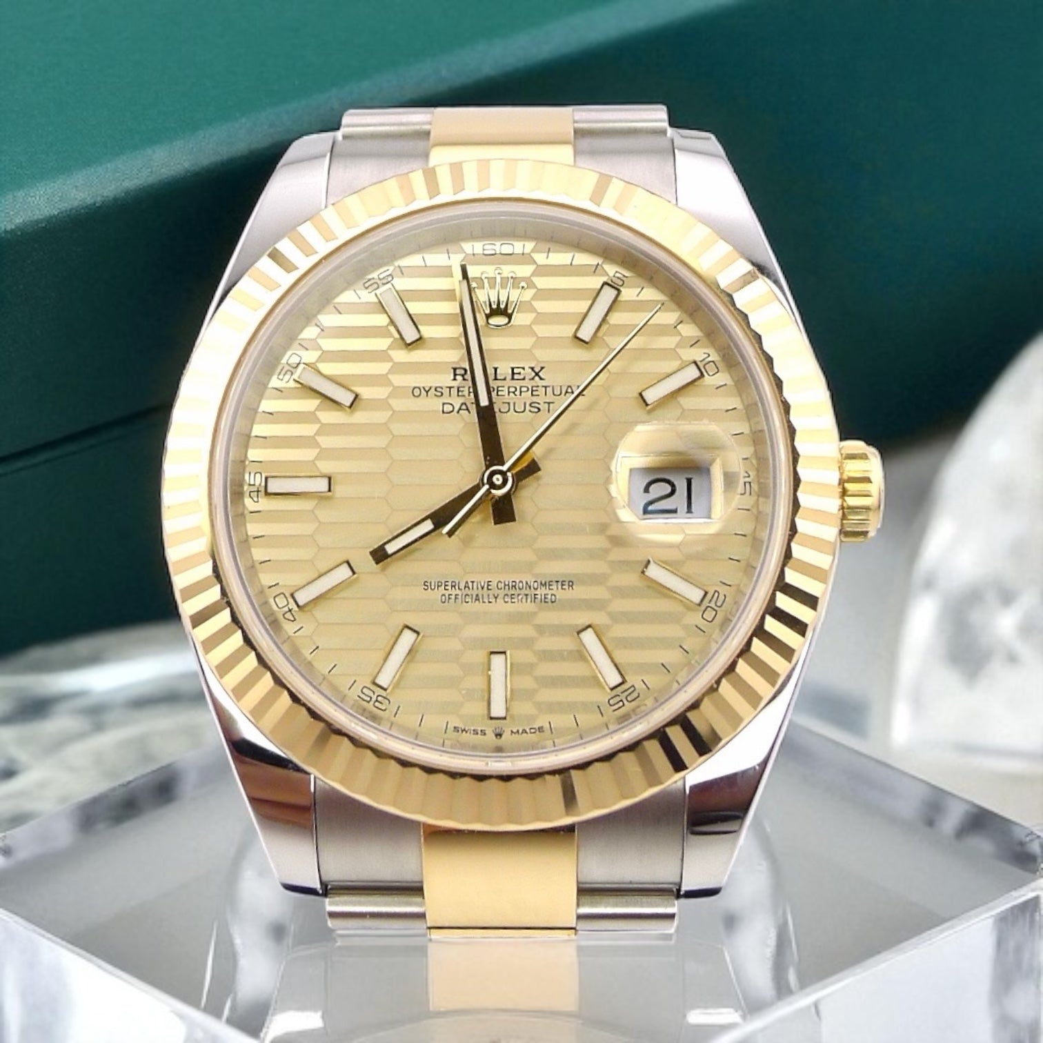 Rolex Datejust 41 - Champagne Motif dial - preowned