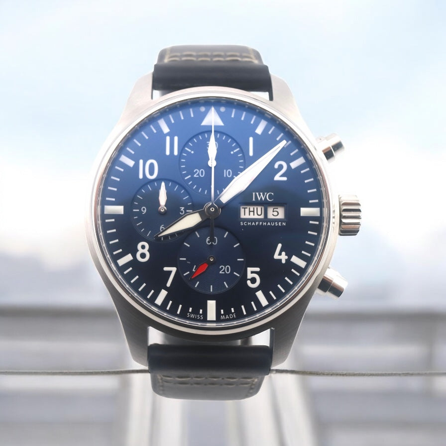 IWC pilots watch - 43mm - chronograph - preowned