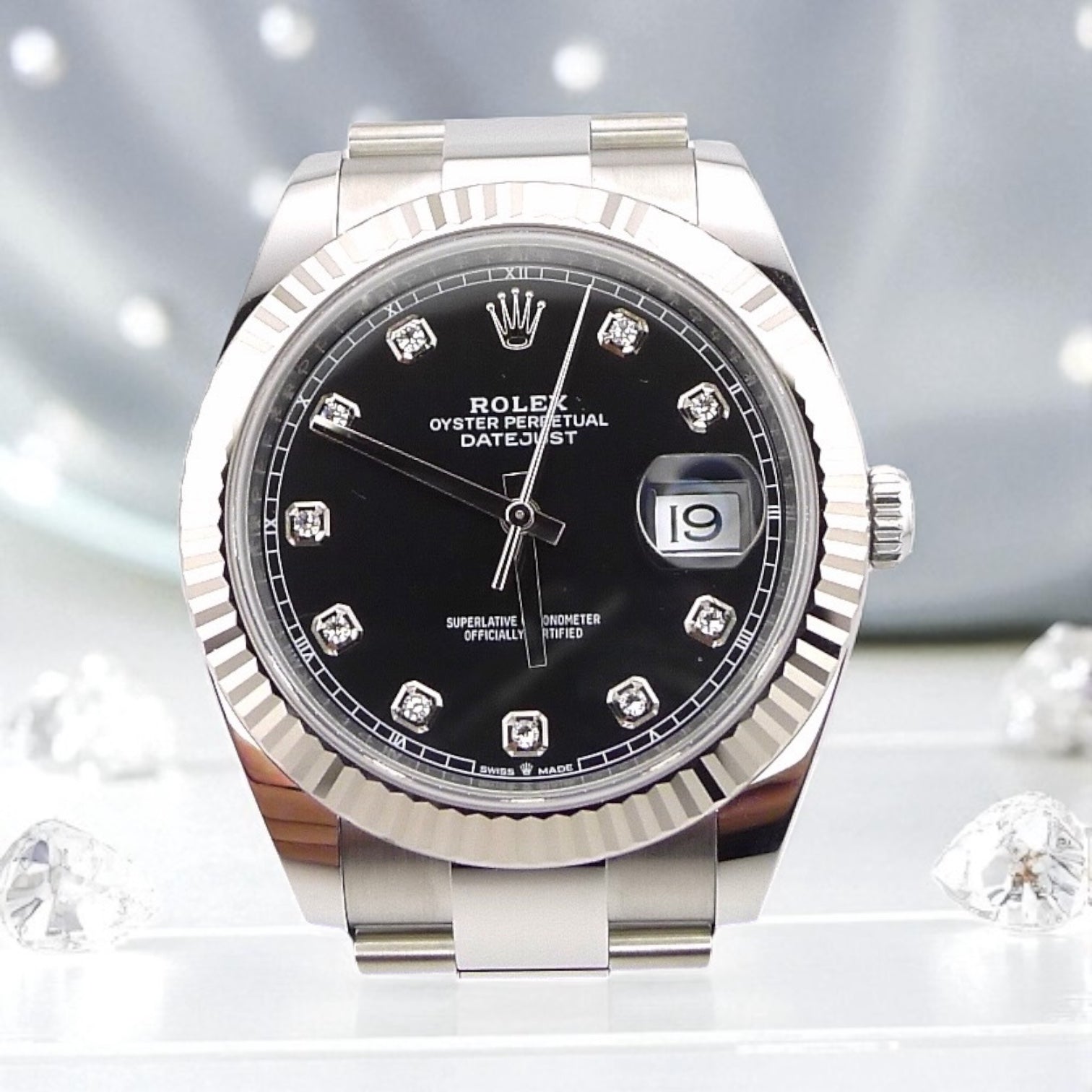 Rolex Datejust 41 - Black diamond dial - New 2025