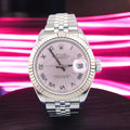 Rolex Lady Datejust - pink roman dial - 279174 - 28mm - prewowned