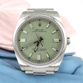 Rolex Pistachio  - Oyster Perpetual - Mint condition -Preowned 2025