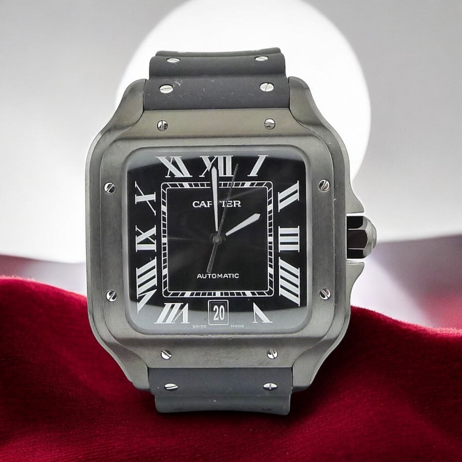 Cartier Santos Large - DLC coated  - WSSA0039