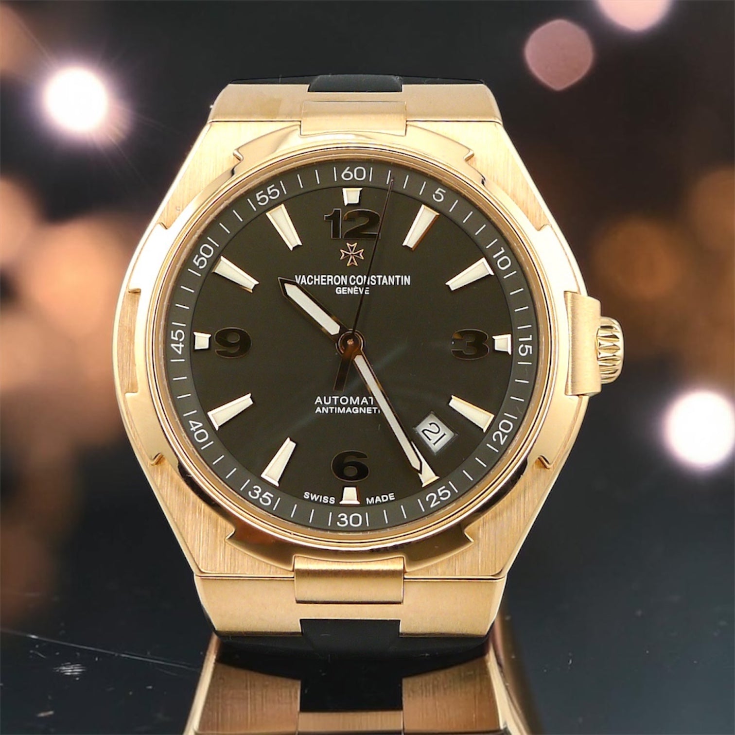 Vacheron Overseas - 18k Rose gold - 2 straps - 47040