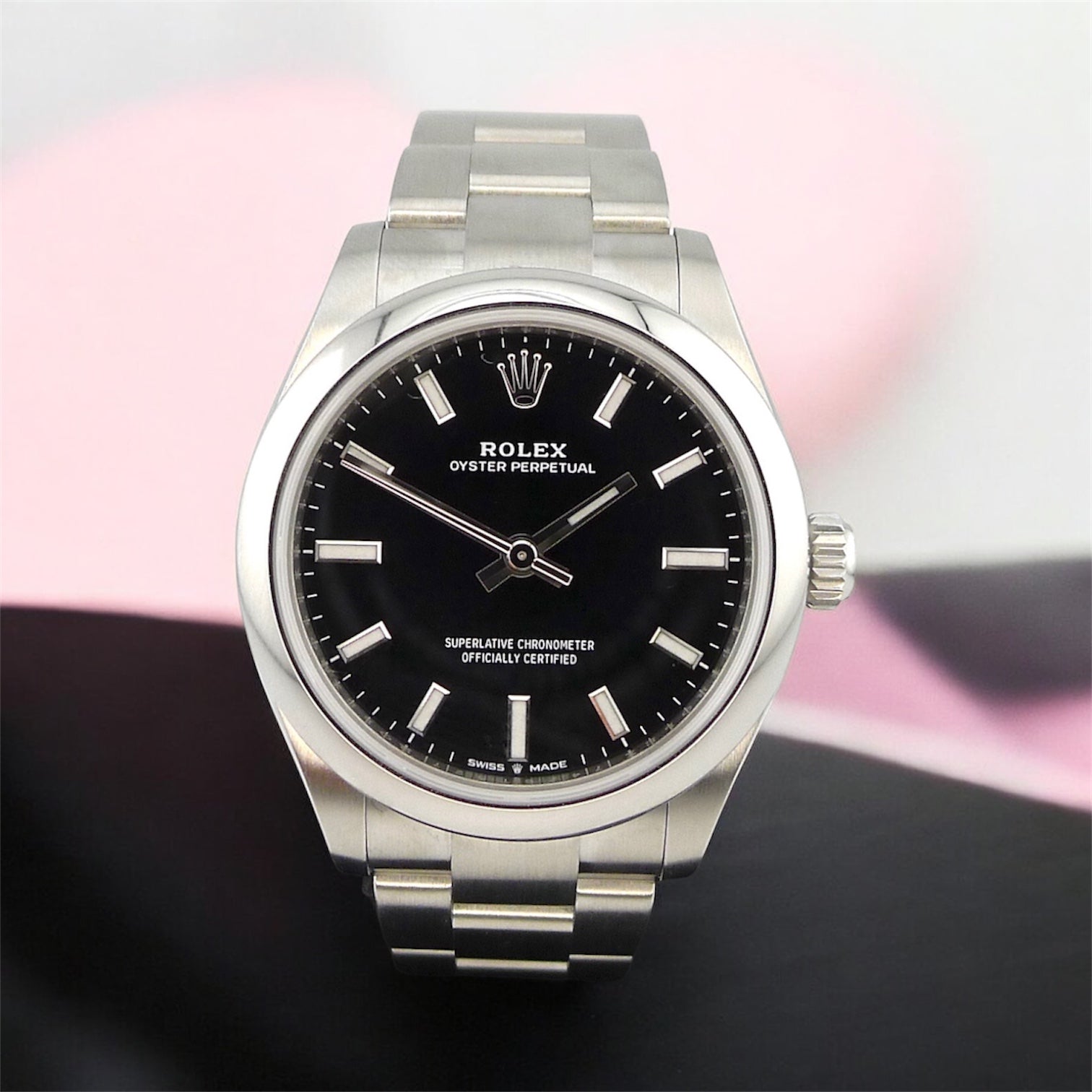 Rolex - Oyster Perpetual -black dial - 31mm