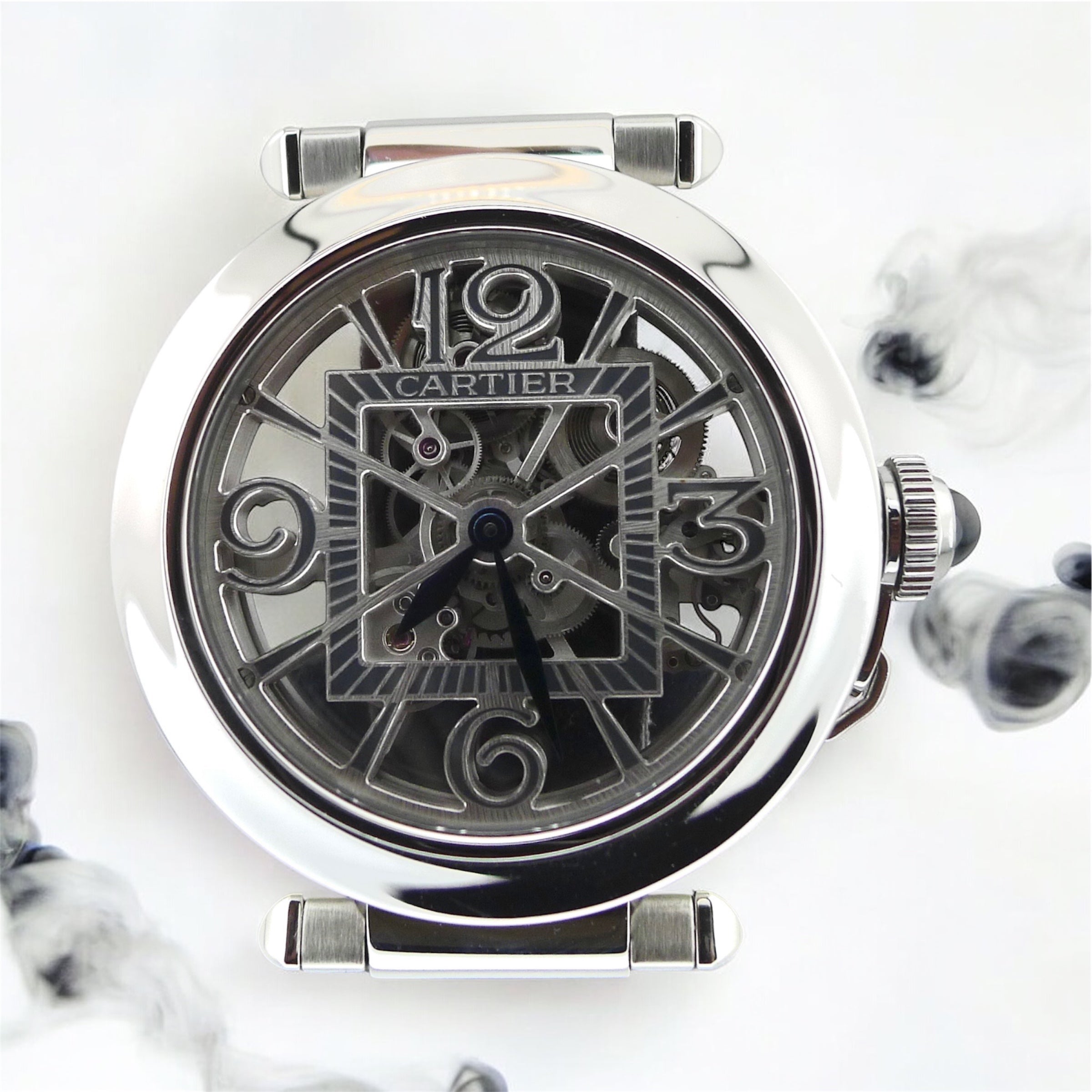 Cartier Pasha - Mens large - Skeleton Dial