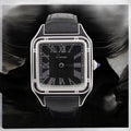 Cartier - Santos du mont - gorgeous black lacquer dial - Medium - WSSA0046